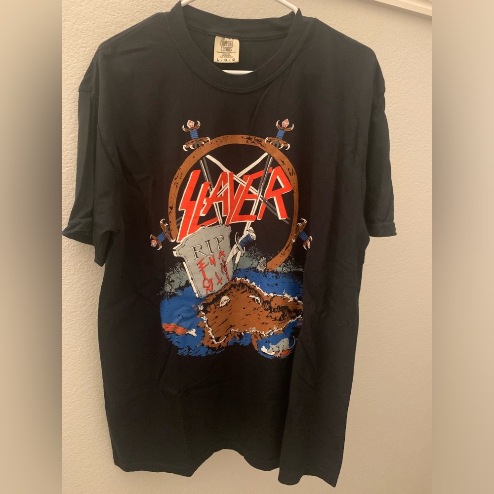 Slayer RIP t- shirt, men’s size L